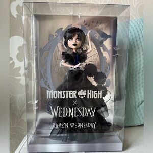 🐦‍⬛Mattel Monster High Wednesday Addams Rave’n Dolls